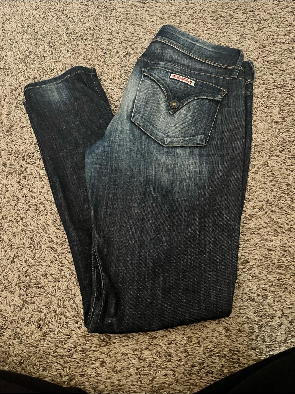 Hudson Jeans Women's Dark Indigo Skinny Jeans
